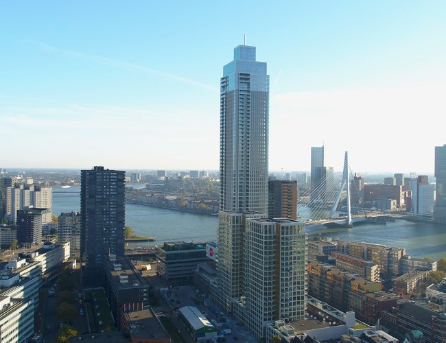 De Zalmhaven Rotterdam Natuursteen van Van Stokkum