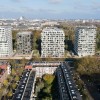 Dronebeeld gevelproject Amsterdam